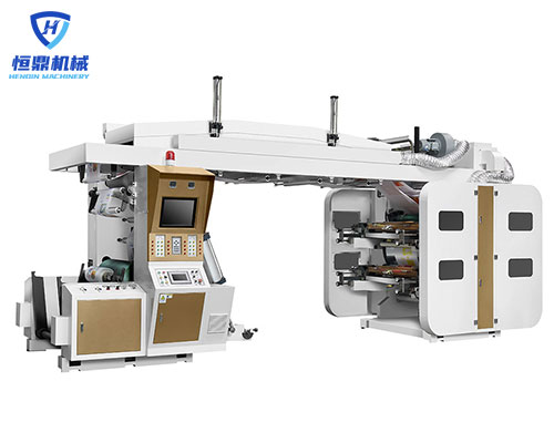 HD-E Central Drum Flexo Printing Machine For roll to roll printing